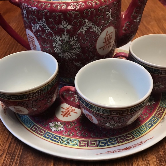 Chinese Tea Set - Picture 1 of 6